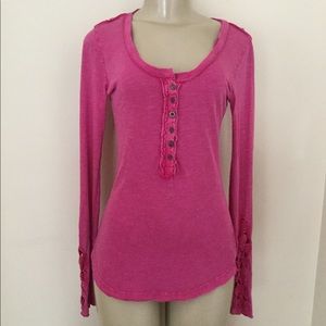 Free people pink top